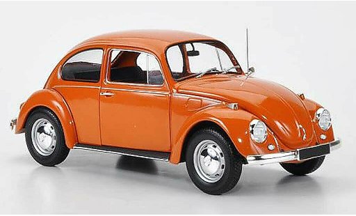 Volkswagen Kafer Base 1/18 Minichamps 1200 naranja 1972 coche miniatura