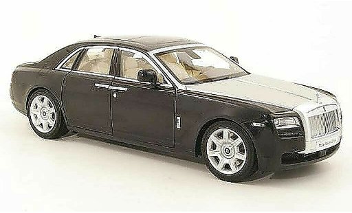 Rolls Royce Ghost Base 1/18 Kyosho (H22) negro/gris metallisee coche miniatura