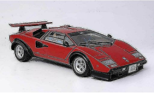 Lamborghini Countach 5000 S 1/18 Kyosho Walter Wolf rojo coche miniatura