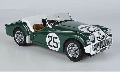 Triumph TR3 S 1/18 Kyosho No.25 24h Le Mans 1959 coche miniatura