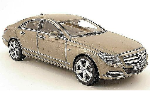 Mercedes Classe CLS Base 1/18 Norev (c218) mate gris 2011 coche miniatura