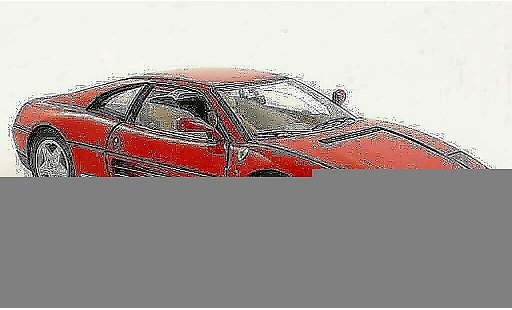 Ferrari 348 TB 1/18 Hot Wheels Elite rojo 1989 coche miniatura