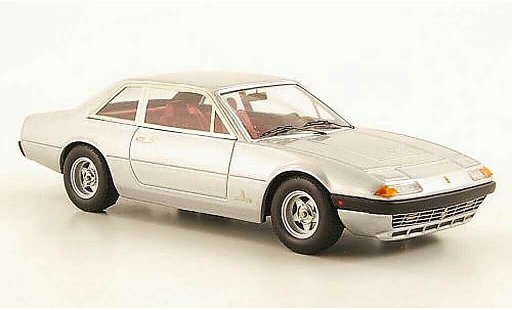 Ferrari 365 GT4 2+2 1/43 Hot Wheels Elite gris (Elite) coche miniatura