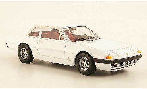 Ferrari 365 GT4 2+2 1/43 Hot Wheels Elite blanco (Elite) coche miniatura