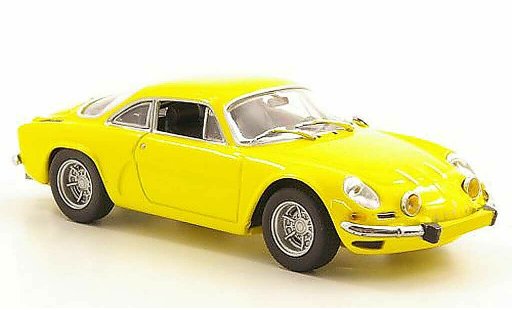 Alpine A110 rallye 1/43 Minichamps amarillo 1971 coche miniatura