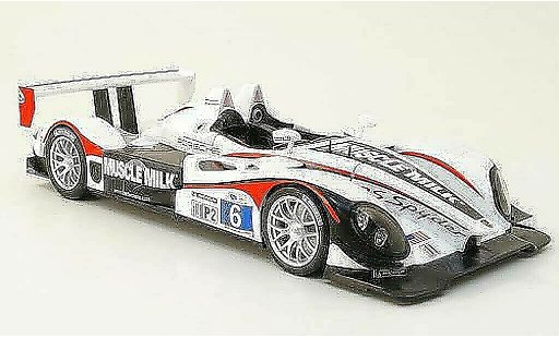 Porsche RS Spyder 1/18 Norev no.6 muscle milk team cytosport alms 2010 g.pickett / k.graf coche miniatura