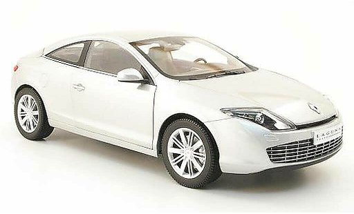Renault Laguna Base 1/18 Norev coupe gris metallisee 2008 coche miniatura