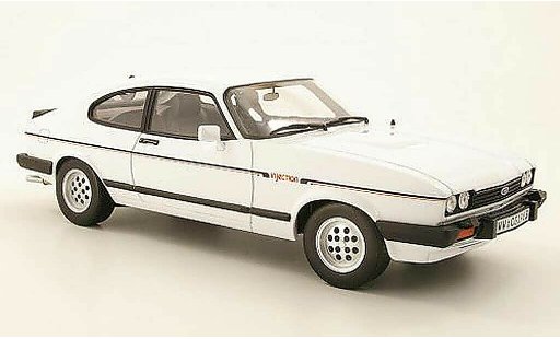 Ford Capri 2.8i 1/18 Norev MK III blanco 1982 coche miniatura