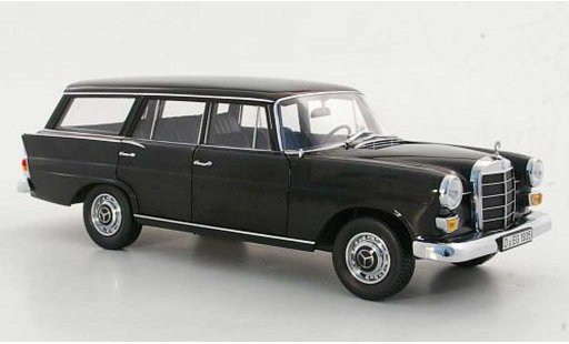 Mercedes 200 Base 1/18 Norev (W110) Universal negro 1968 coche miniatura