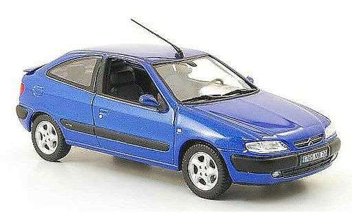 Citroen Xsara VTS 1/43 Norev azul 3-portes 1997 coche miniatura