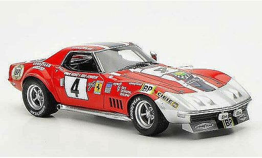 Chevrolet Corvette course 1/43 TrueScale Miniatures C3 No.4 NART D.Heinz / B.Johnson 24h Le Mans 1972 coche miniatura