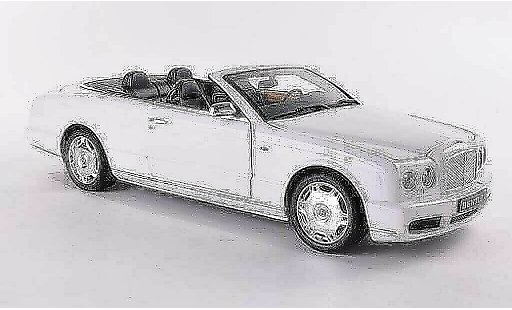 Bentley Azure cabriolet 1/18 Minichamps blanco LHD 2006 coche miniatura