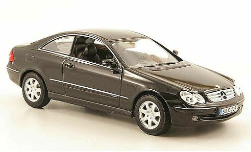 Mercedes Classe CL Base 1/43 Minichamps K (C209) negro 2001 coche miniatura