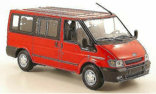Ford Transit Kastenwagen 1/43 Minichamps Tourneo rojo 2001 coche miniatura