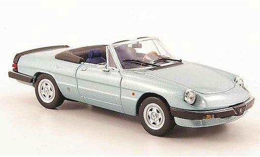 Alfa Romeo Spider Duetto 2000 1/43 Minichamps 1983 2.0 gris verde coche miniatura