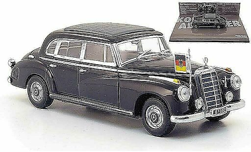 Mercedes 300 Base 1/43 Minichamps (W186III) Konrad Adenauer negro 1955 coche miniatura
