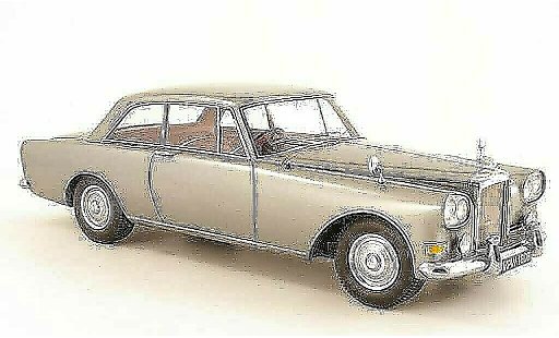 Bentley Continental s3 1/18 Neo SIII Mulliner Park Ward FHC gris 1963 coche miniatura
