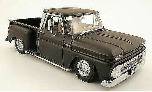 Chevrolet C-10 lowrider 1/18 Sun Star pick up stepside matenegro 1965 coche miniatura