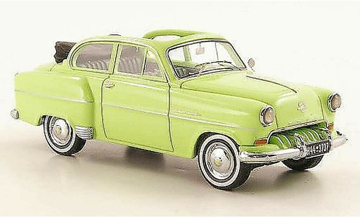 Opel Olympia Rekord 1/43 Neo Descapotable-Limusina verde 1954 coche miniatura