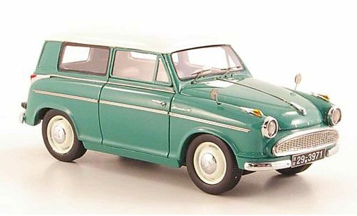 Lloyd Alexander Kombi 1/43 Neo Familiar verde/blanco 1958 coche miniatura