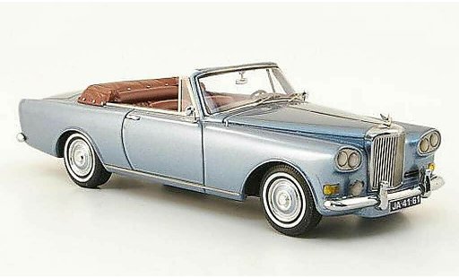 Bentley Continental s3 1/43 Neo SIII Mulliner Park Ward DHC gris azul 1963 coche miniatura