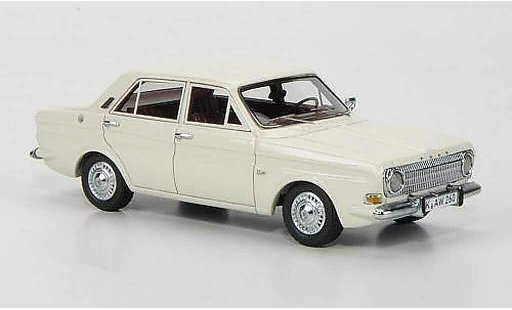 Ford Taunus 12M 1/43 Neo P6 Limusina blanco 4-portes coche miniatura
