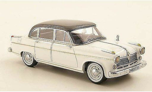 Borgward Hansa 2400 pullman 1/43 Neo blanco/gris 1955 coche miniatura