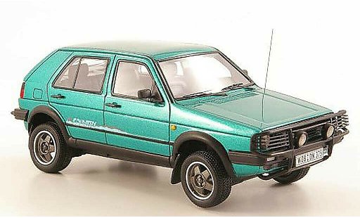 Volkswagen Golf Country 1/43 Neo verde 1990 coche miniatura