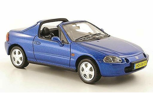 Honda CRX del Sol 1/43 Neo azul 1992 coche miniatura