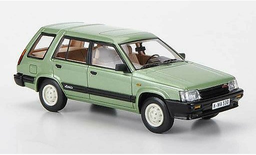 Toyota Tercel 4WD 1/43 Neo verde 1983 coche miniatura