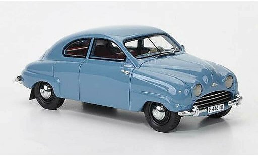 Saab 92B Base 1/43 Neo gris-azul 1952 coche miniatura