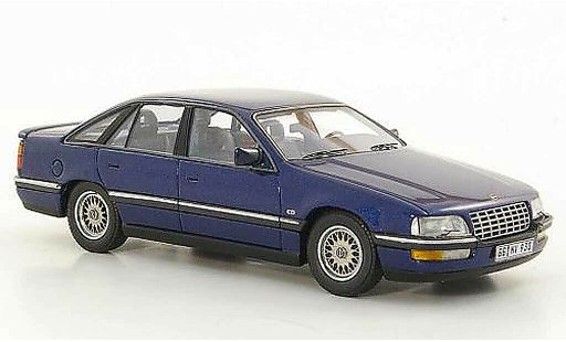 Opel Senator B 1/43 Neo 3.0i 24V azul 1990 coche miniatura