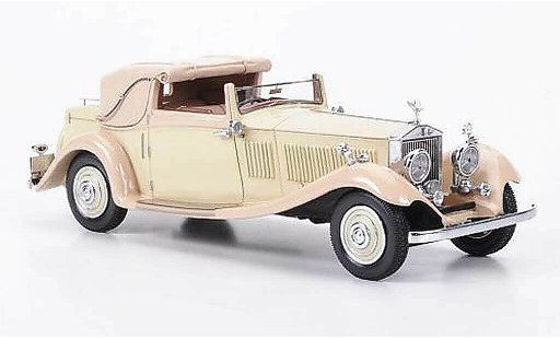 Rolls Royce Phantom 1934 1/43 Neo II Owen Sedanca Coupe J. Gurnney Nutting & Co. beige/beige coche miniatura
