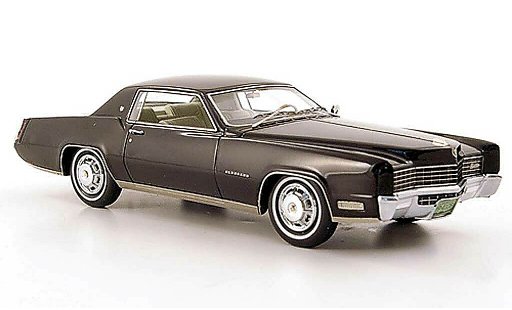 Cadillac Eldorado Coupe 1/43 Neo 2-portes negro 1967 coche miniatura