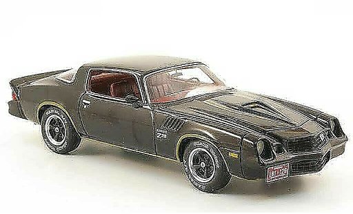 Chevrolet Camaro Z28 1/43 Neo Z 28 negro con golden rayas 1978 coche miniatura