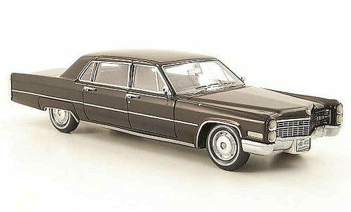 Cadillac Fleetwood Series 75 1/43 Neo 1966 negro coche miniatura