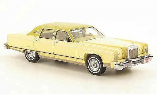 Lincoln Continental 1977 1/43 Neo amarillo/verde coche miniatura