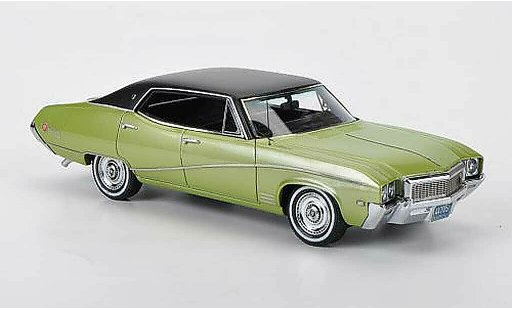 Buick Skylark Sedan 1/43 Neo verde/matenegro 1968 coche miniatura