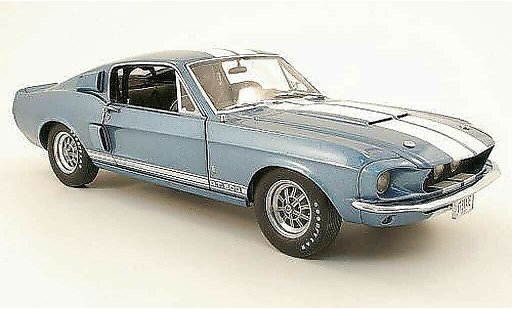 Shelby GT 500 1967 1/18 GMP azul/blanco coche miniatura