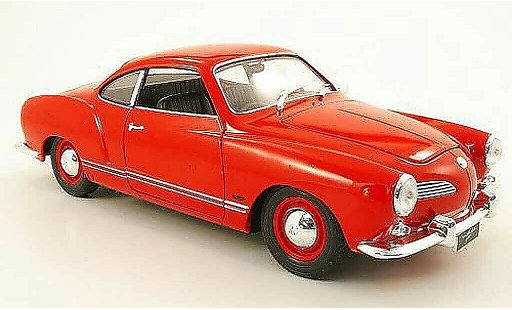 Volkswagen Karmann Ghia Coupe 1/18 Welly ghia rojo coche miniatura