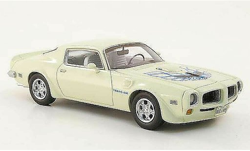 Pontiac Trans Am 1972 1/43 Neo Firebird blanco coche miniatura