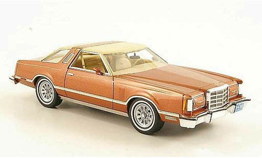 Ford Thunderbird 1977-1979 1/43 Neo cobre/beige coche miniatura