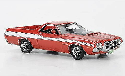 Ford Ranchero GT 1/43 Neo rojo/negro/blanco 1972 coche miniatura