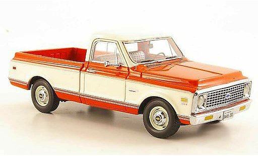 Chevrolet C-10 Pickup 1/43 Neo naranja/blanco 1971 coche miniatura