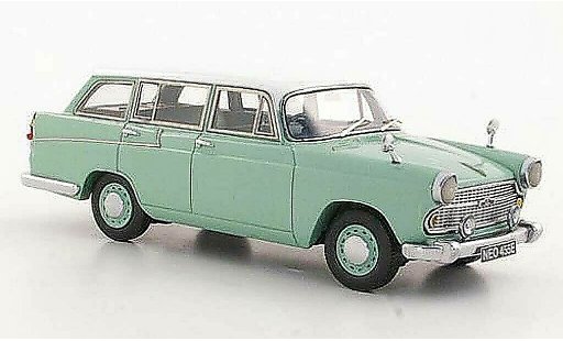 Austin A60 countryman 1/43 Neo Cambridge gris-vert/blanco RHD 1966 coche miniatura