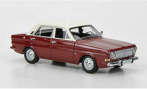 Ford Taunus 12M 1/43 Neo P6 rojo/blanco 4-portes limitada edition coche miniatura