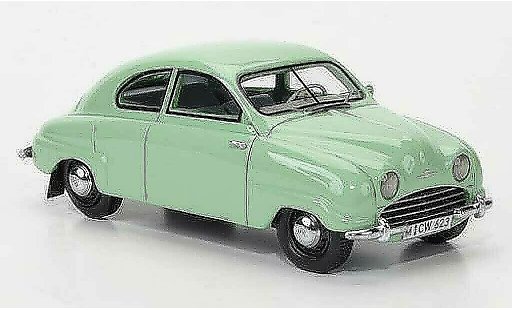 Saab 92B Base 1/43 Neo verde limitada edition 1952 coche miniatura
