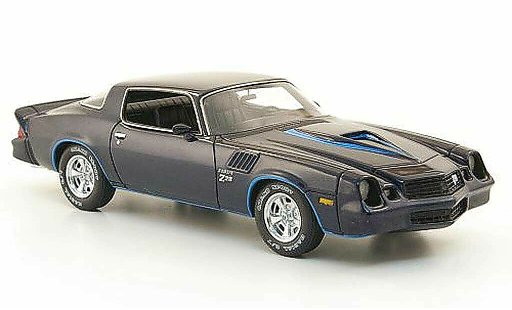 Chevrolet Camaro Z28 1/43 American Excellence azul avec azuln rayas lim. Aufl. 500 1978 coche miniatura