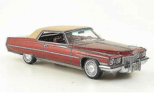Cadillac Deville Coupe 1/43 American Excellence 1972 rojo/marron limitada edition coche miniatura