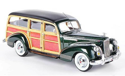 Packard 110 Deluxe Wagon 1/43 American Excellence verde/Holzoptik limitada Auflage 500 pieza 1941 coche miniatura